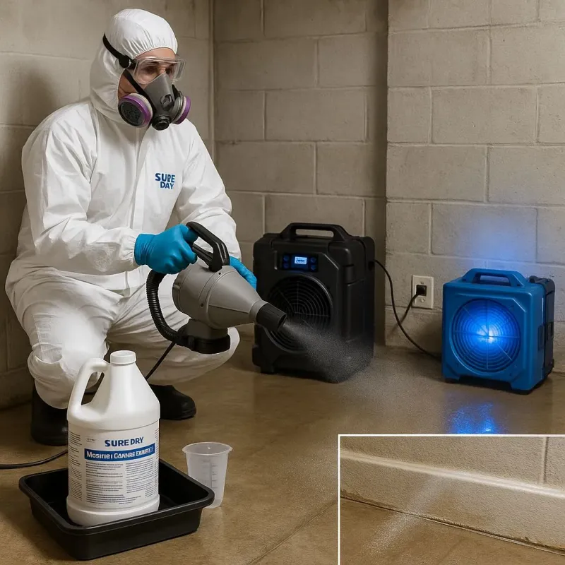 Sanitization and Odor Removal process in Marana, AZ